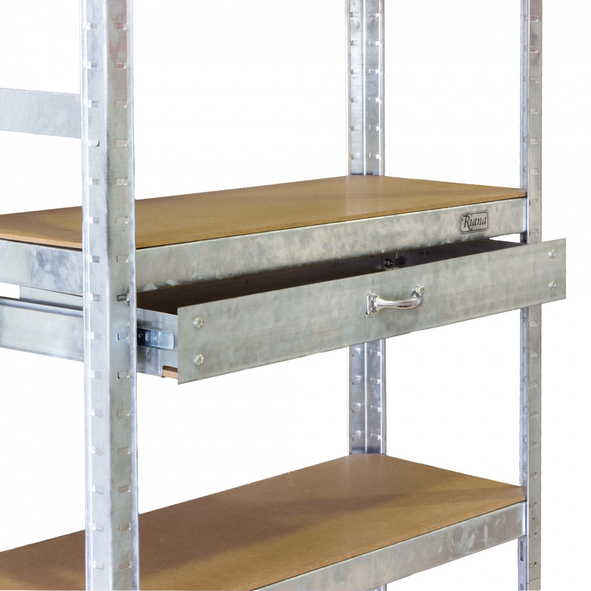 Tiroir de bibliothèque en métal