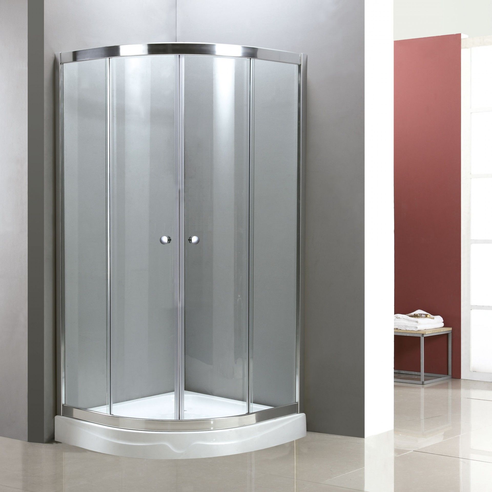 Mezzo H Angular Shower Screen H