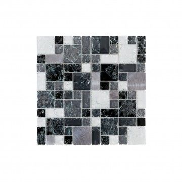 Tableta Vidrio / Aluminio Negro / Blanco / Gris 30x30 Tableta Vidrio / Aluminio Negro / Blanco / Gris 30x30