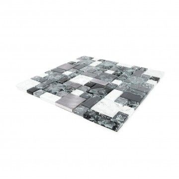 Tableta Vidrio / Aluminio Negro / Blanco / Gris 30x30 Tableta Vidrio / Aluminio Negro / Blanco / Gris 30x30