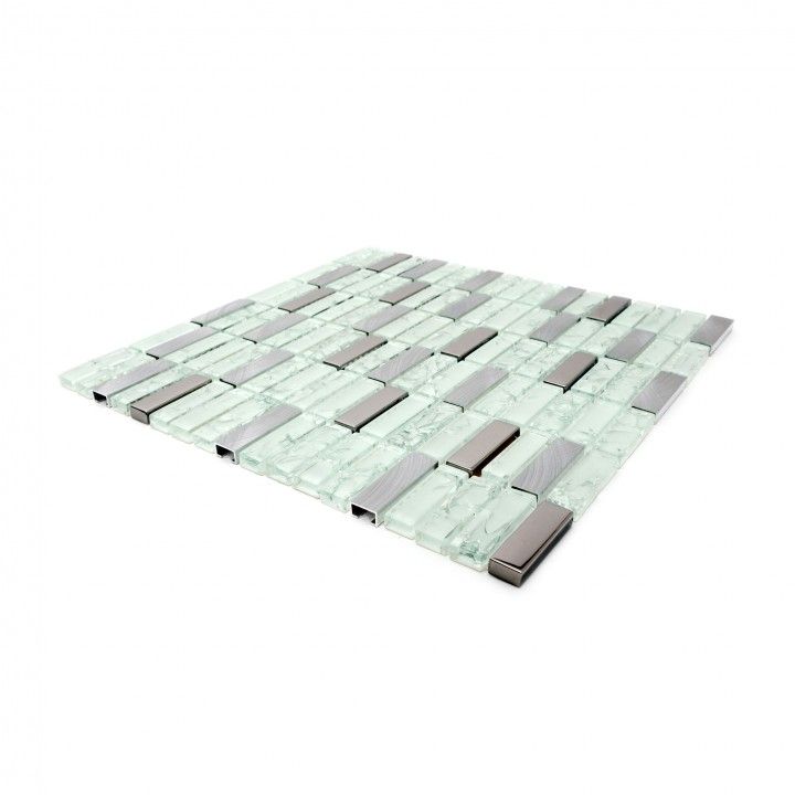 Insert en verre / aluminium 30,5x30 Insert en verre / aluminium 30,5x30