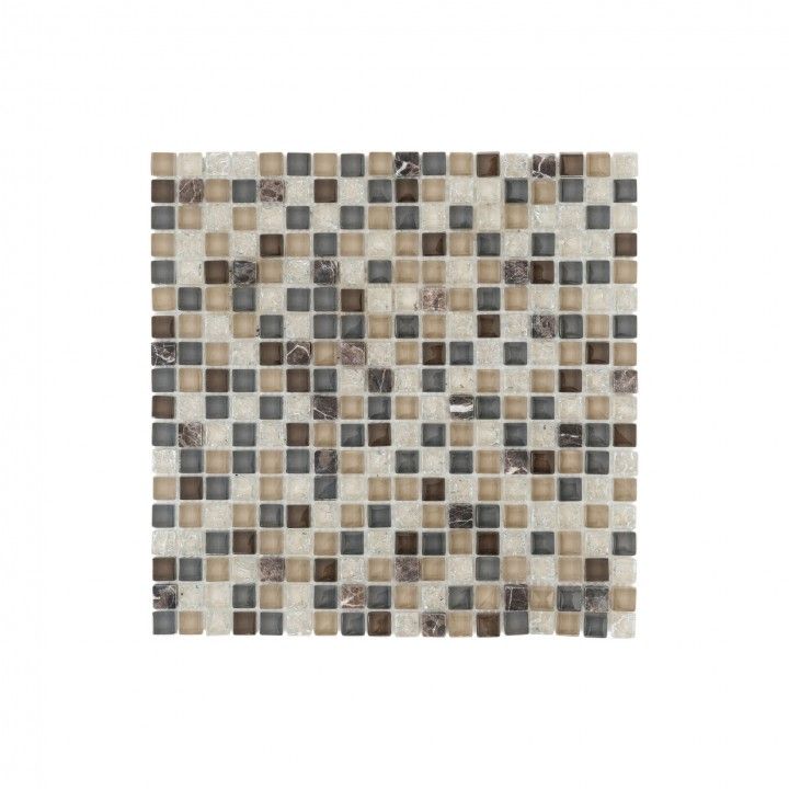 Tablette Pierre Naturelle / Verre Marron 30x30 Tablette Pierre Naturelle / Verre Marron 30x30