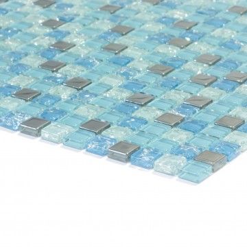 Vidrio / Aluminio Azul 30x30 Vidrio / Aluminio Azul 30x30