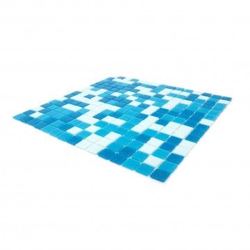 Tableta azul oscuro / cristal claro 32,7x32,7 Tableta azul oscuro / cristal claro 32,7x32,7