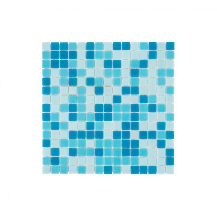 Insert en verre bleu clair / foncé 32,7x32,7 Insert en verre bleu clair / foncé 32,7x32,7