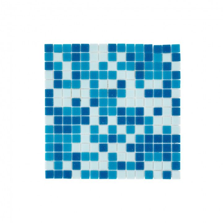Tablette bleu foncé / verre clair 32,7x32,7 Tablette bleu foncé / verre clair 32,7x32,7