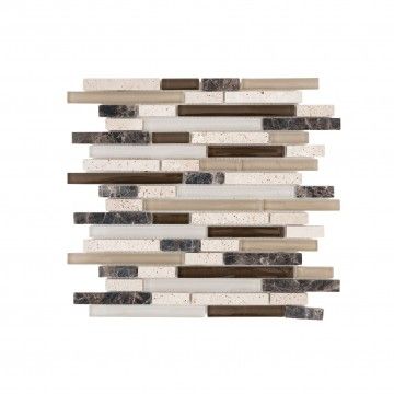 Piedra natural / Vidrio beige / Marrón 30x30 Piedra natural / Vidrio beige / Marrón 30x30