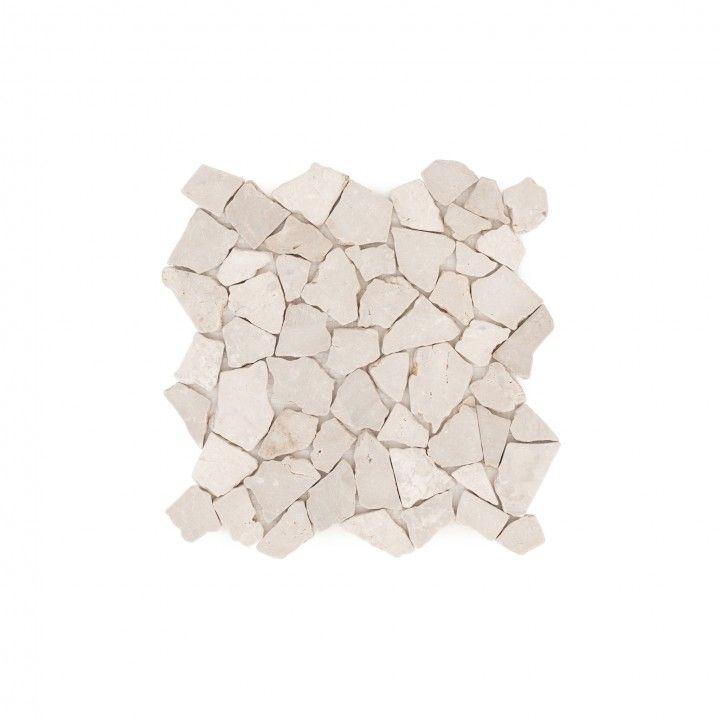 Mosaïque de marbre irrégulier blanc 30x30 Mosaïque de marbre irrégulier blanc 30x30