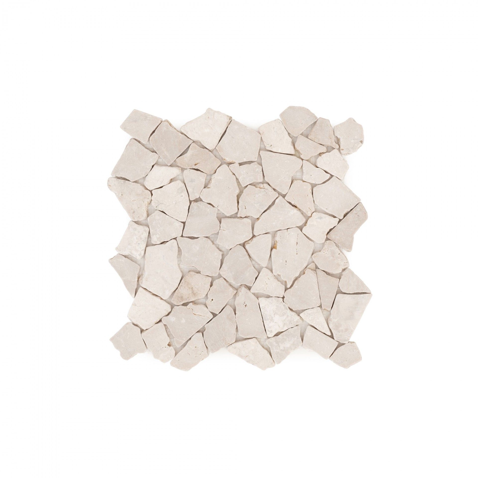 White Irregular Marble Mosaic 30x30