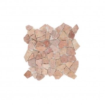 Mosaico Mármore Irregular Rosa 30x30