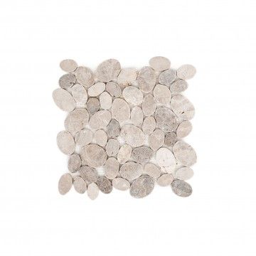 Mezcla Ovalada Mosaico Mármol Blanco 30x30 Mezcla Ovalada Mosaico Mármol Blanco 30x30