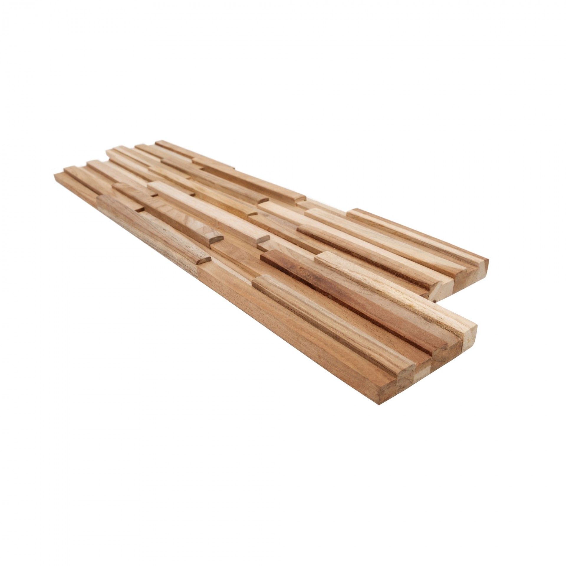 Decorative Panel Teak Rectangles 06