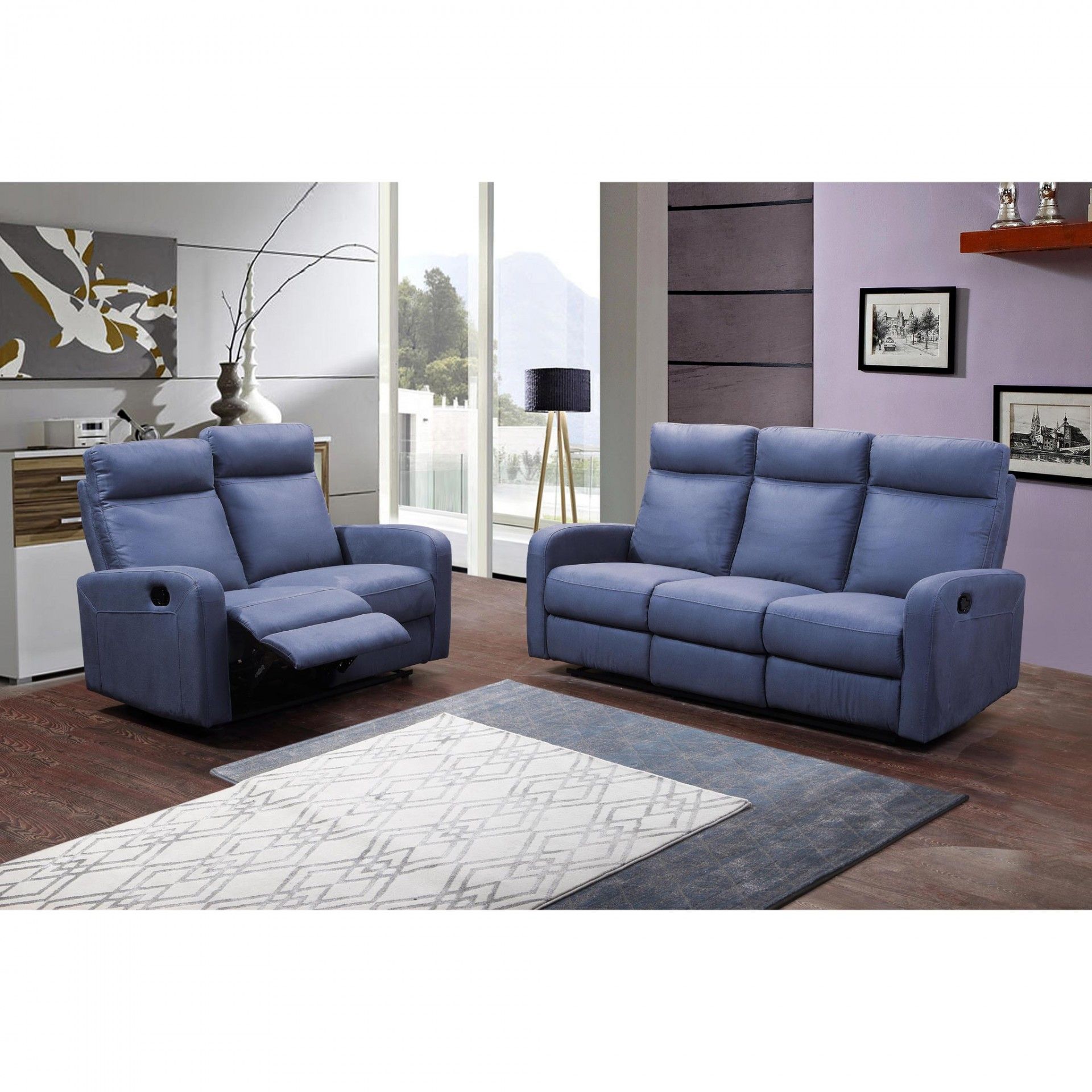 2 Seater Memphis Microfiber Sofa