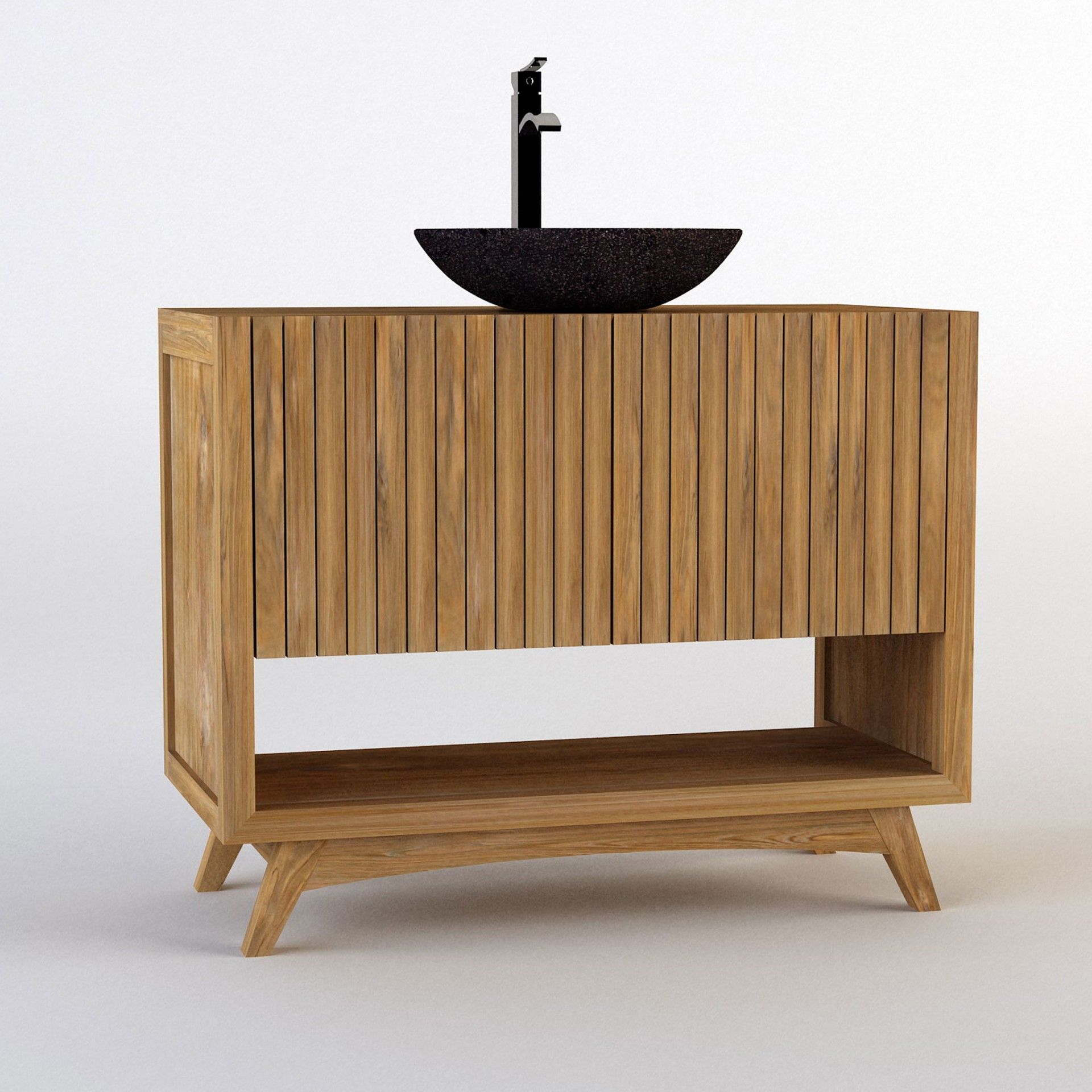 Armoire de salle de bain avec lavabo Ritan