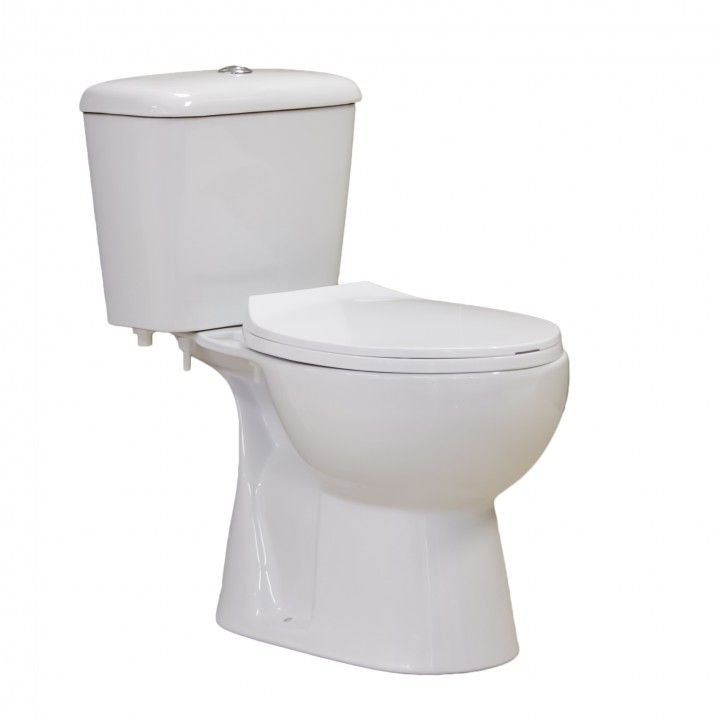 Compact Toilet with Opus Tank and Top