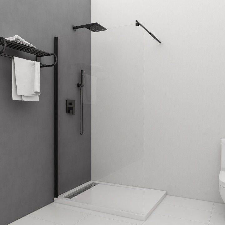 Panneau de douche à tube rond à la mode Panneau de douche à tube rond à la mode