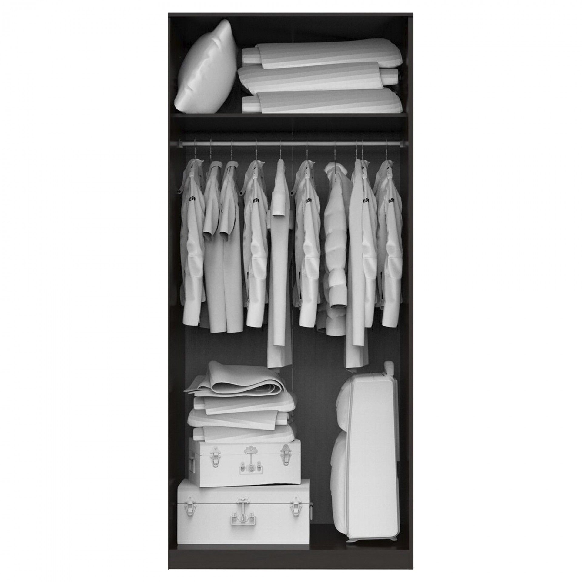 Teckno Wardrobe (2 Doors)