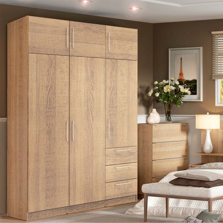 Armario Teckno (6 Puertas + 3 Cajones) Armario Teckno (6 Puertas + 3 Cajones)