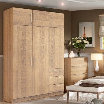 Armario Teckno (6 Puertas + 3 Cajones) Armario Teckno (6 Puertas + 3 Cajones)