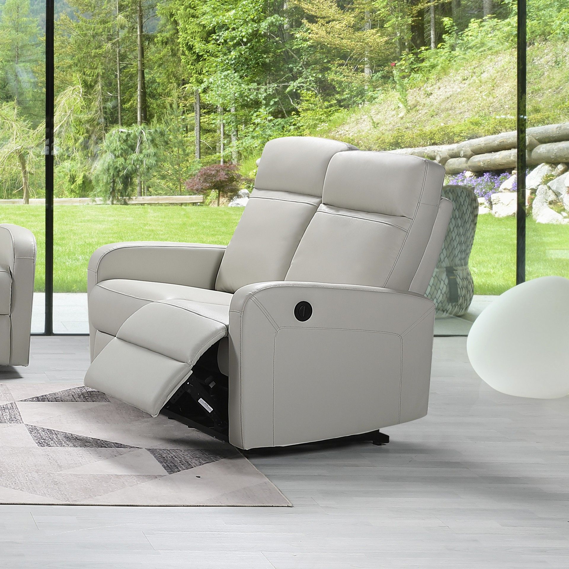 2 Seater Memphis Leather Sofa