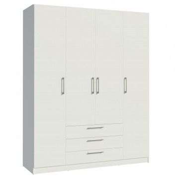 Armoire Teckno (4 portes + 3 tiroirs) Armoire Teckno (4 portes + 3 tiroirs)