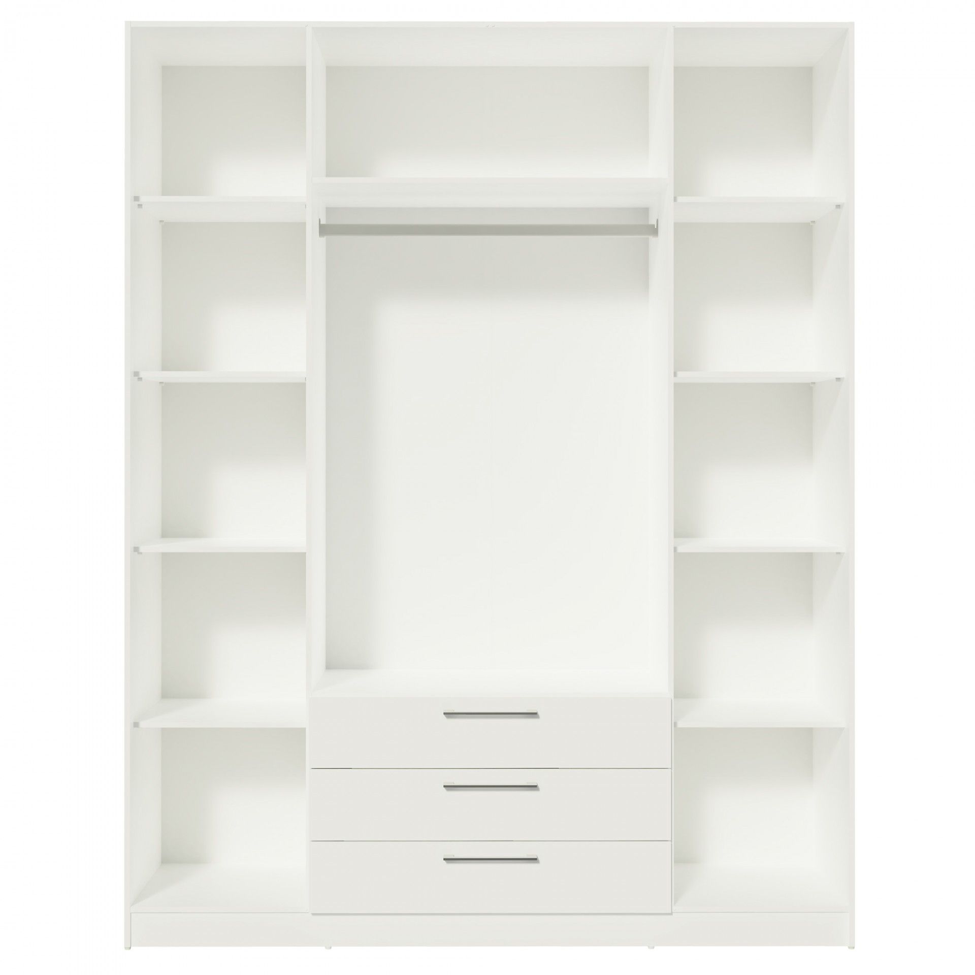 Armoire Teckno (4 portes + 3 tiroirs)
