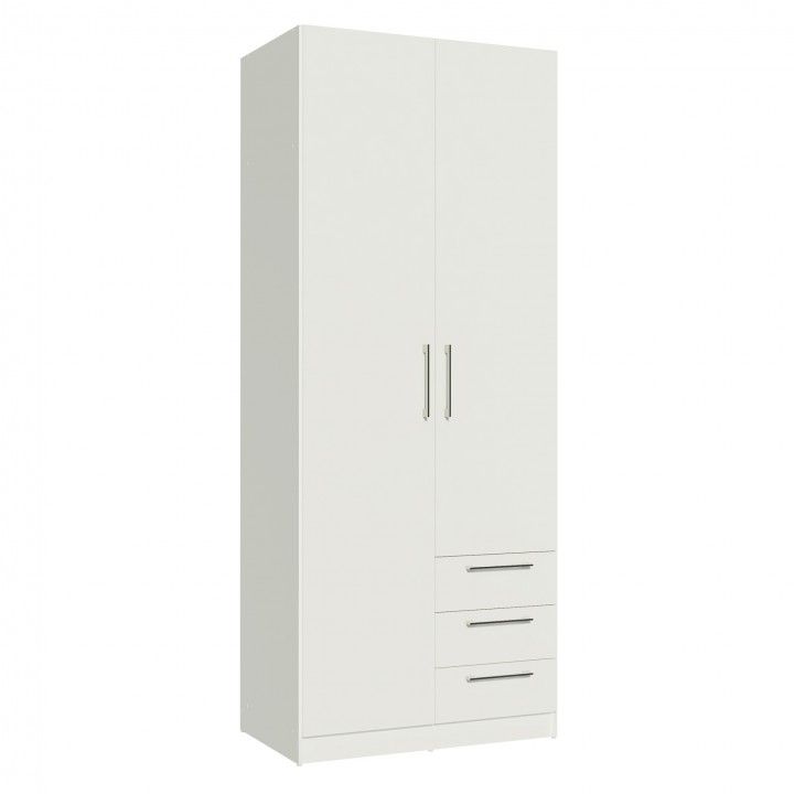 Armoire Teckno (2 portes + 3 tiroirs) Armoire Teckno (2 portes + 3 tiroirs)