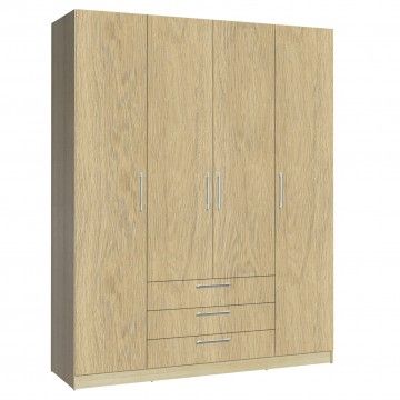 Armoire Teckno (4 portes + 3 tiroirs) Armoire Teckno (4 portes + 3 tiroirs)