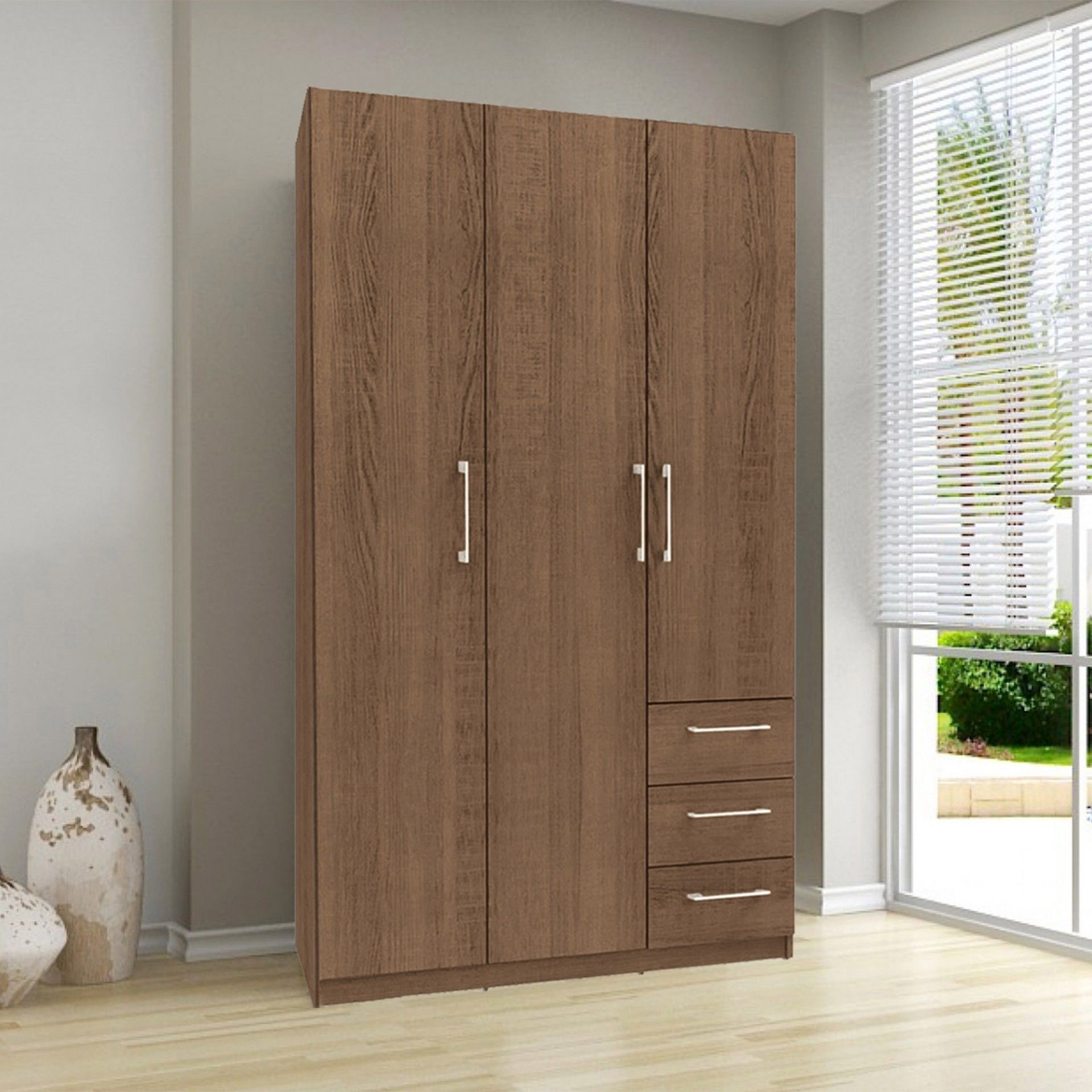Teckno Wardrobe (3 Doors)