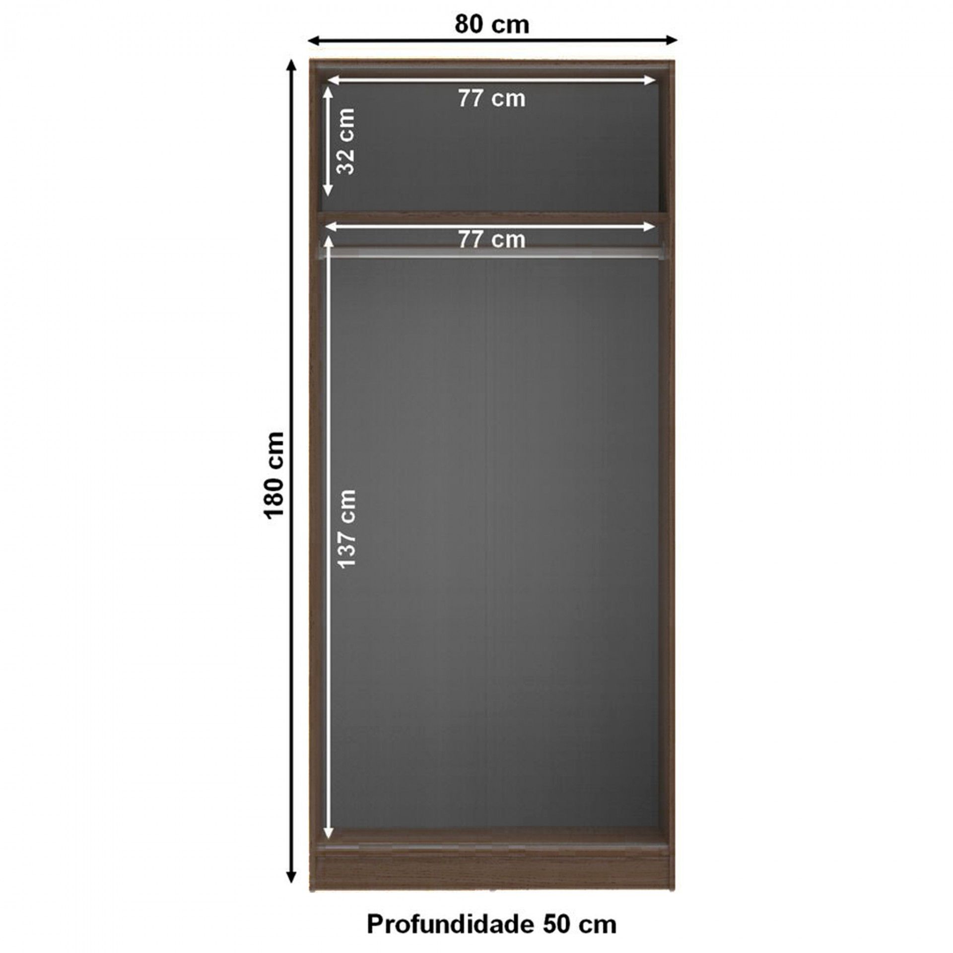 Teckno Wardrobe (2 Doors)