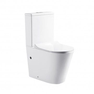 Ferrara Compact Toilet with Tank and Top Ferrara Compact Toilet with Tank and Top