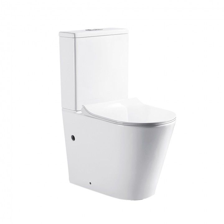 Ferrara Compact Toilet with Tank and Top Ferrara Compact Toilet with Tank and Top