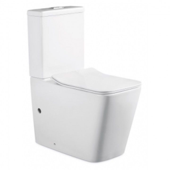 Treviso Compact Toilet with Tank and Top Treviso Compact Toilet with Tank and Top