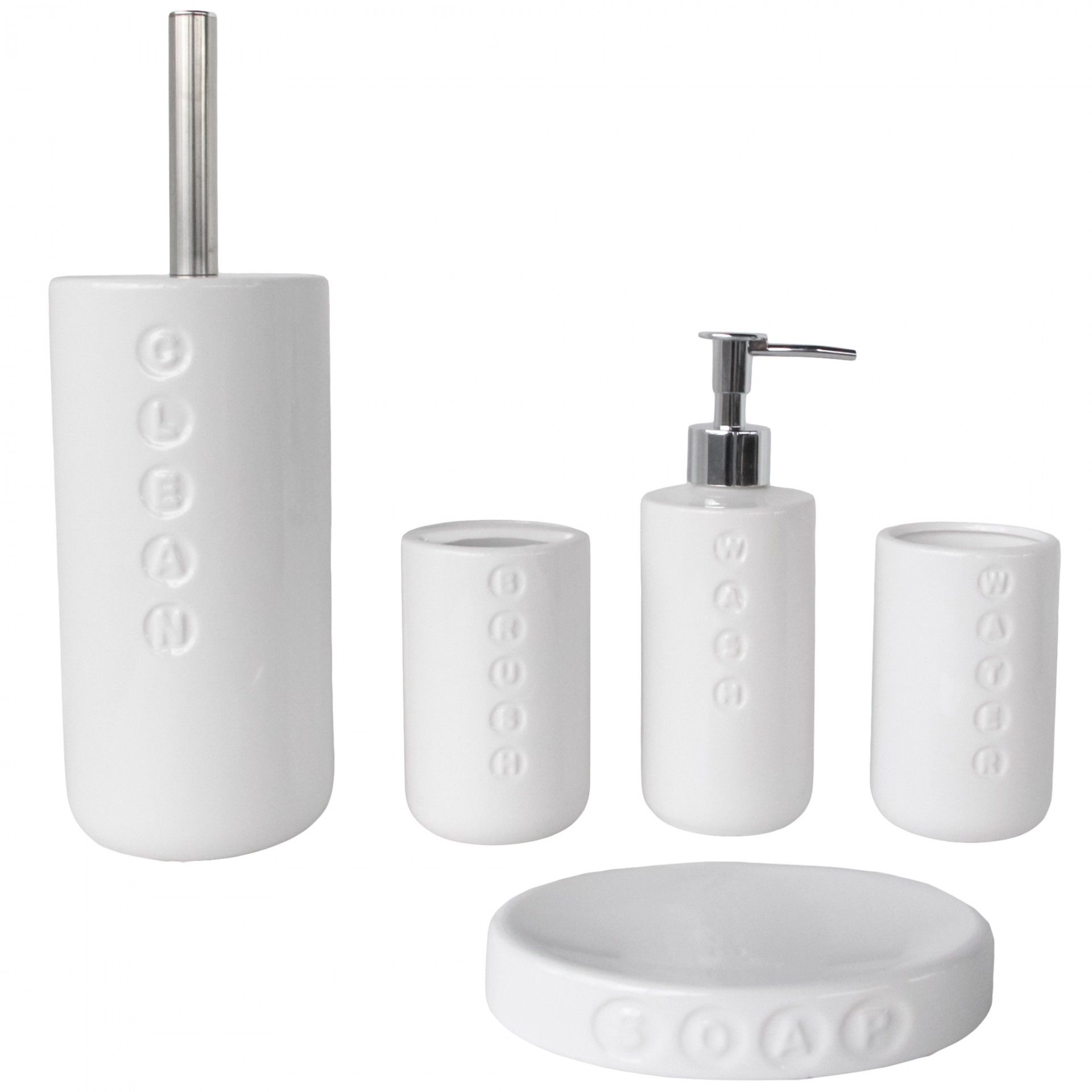 Conjunto WC com 5 Peças Shiny