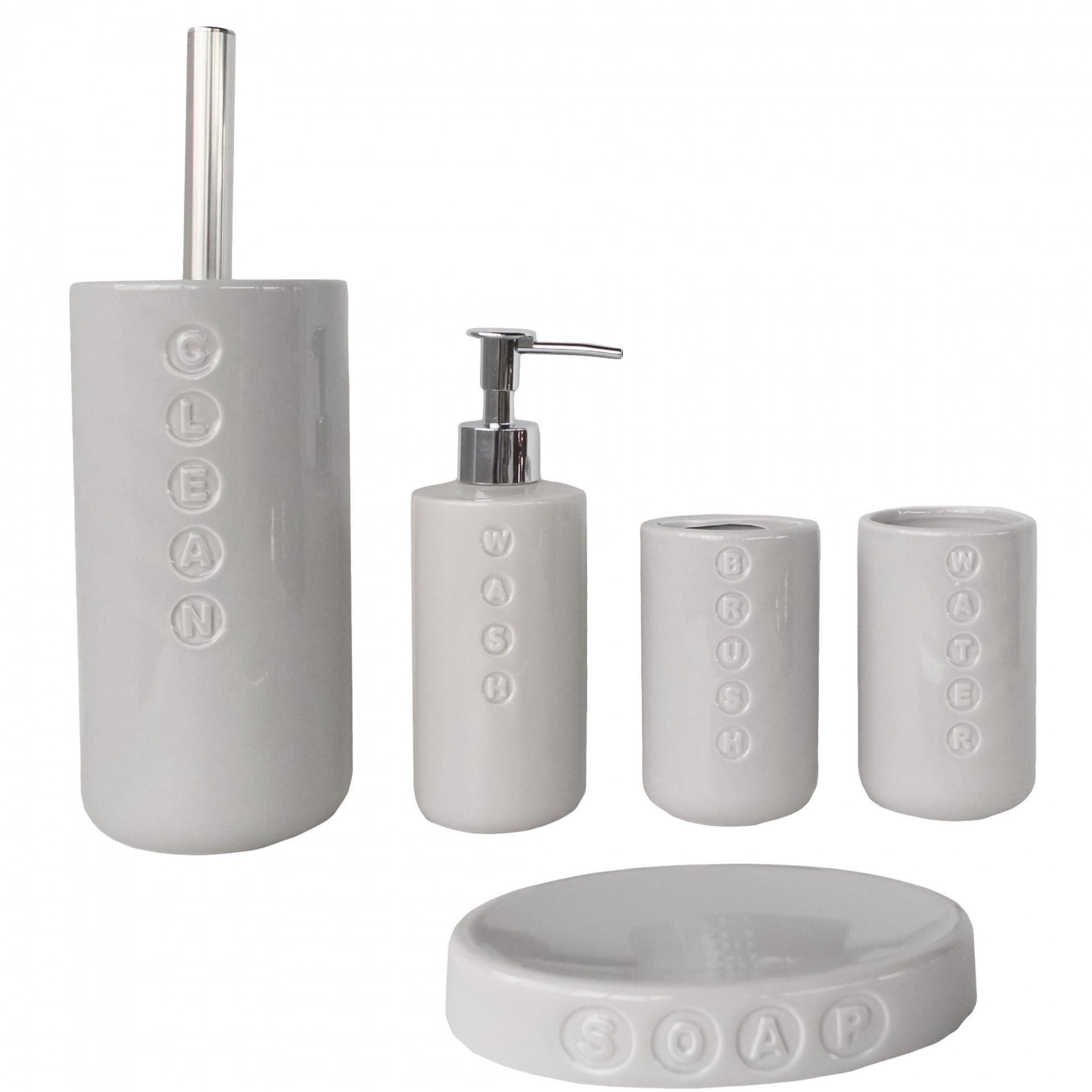 Conjunto WC com 5 Peças Shiny