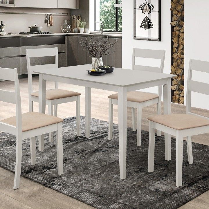 Mesa Dallas con 4 sillas Mesa Dallas con 4 sillas