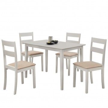 Mesa Dallas con 4 sillas Mesa Dallas con 4 sillas