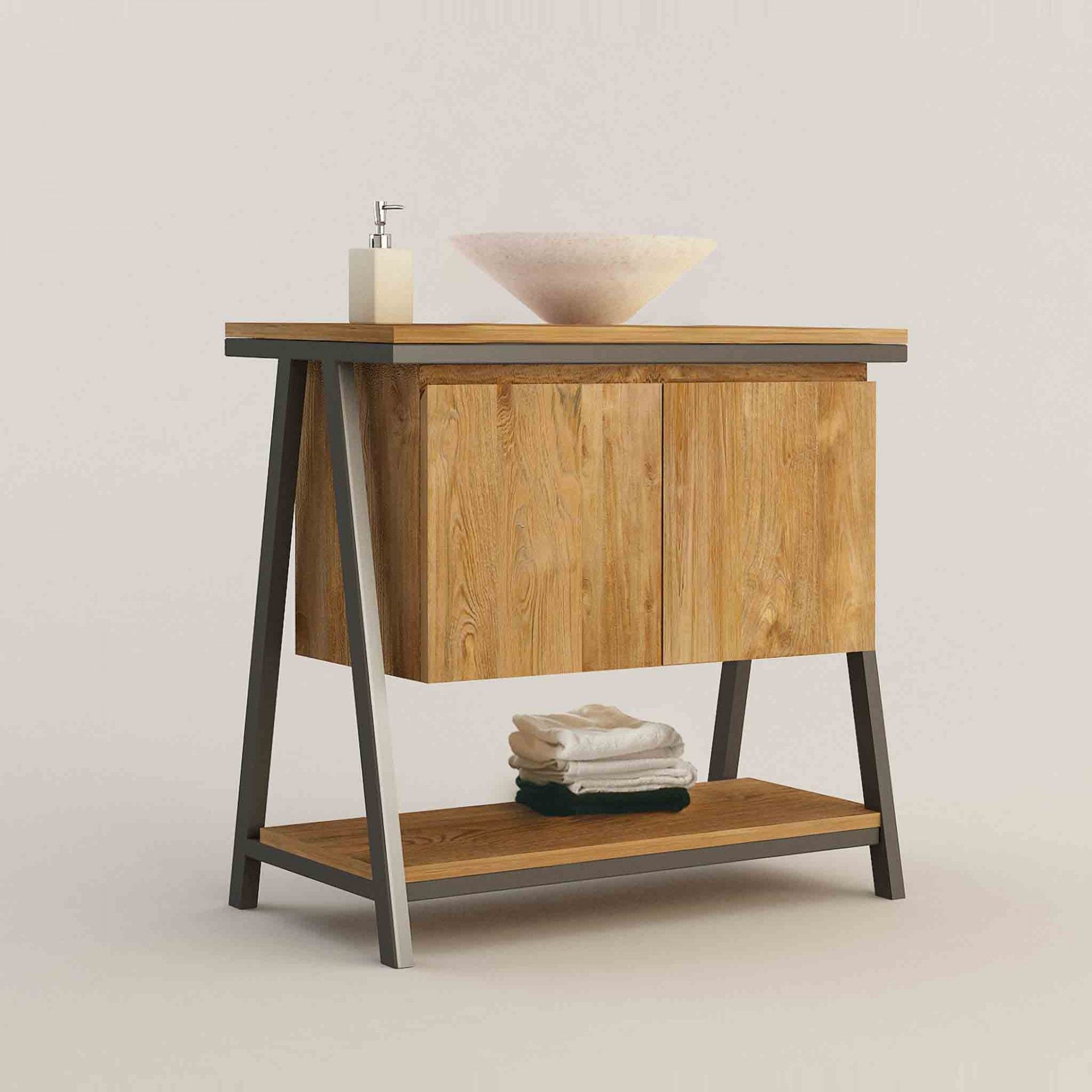 Armoire de salle de bain avec lavabo Sera