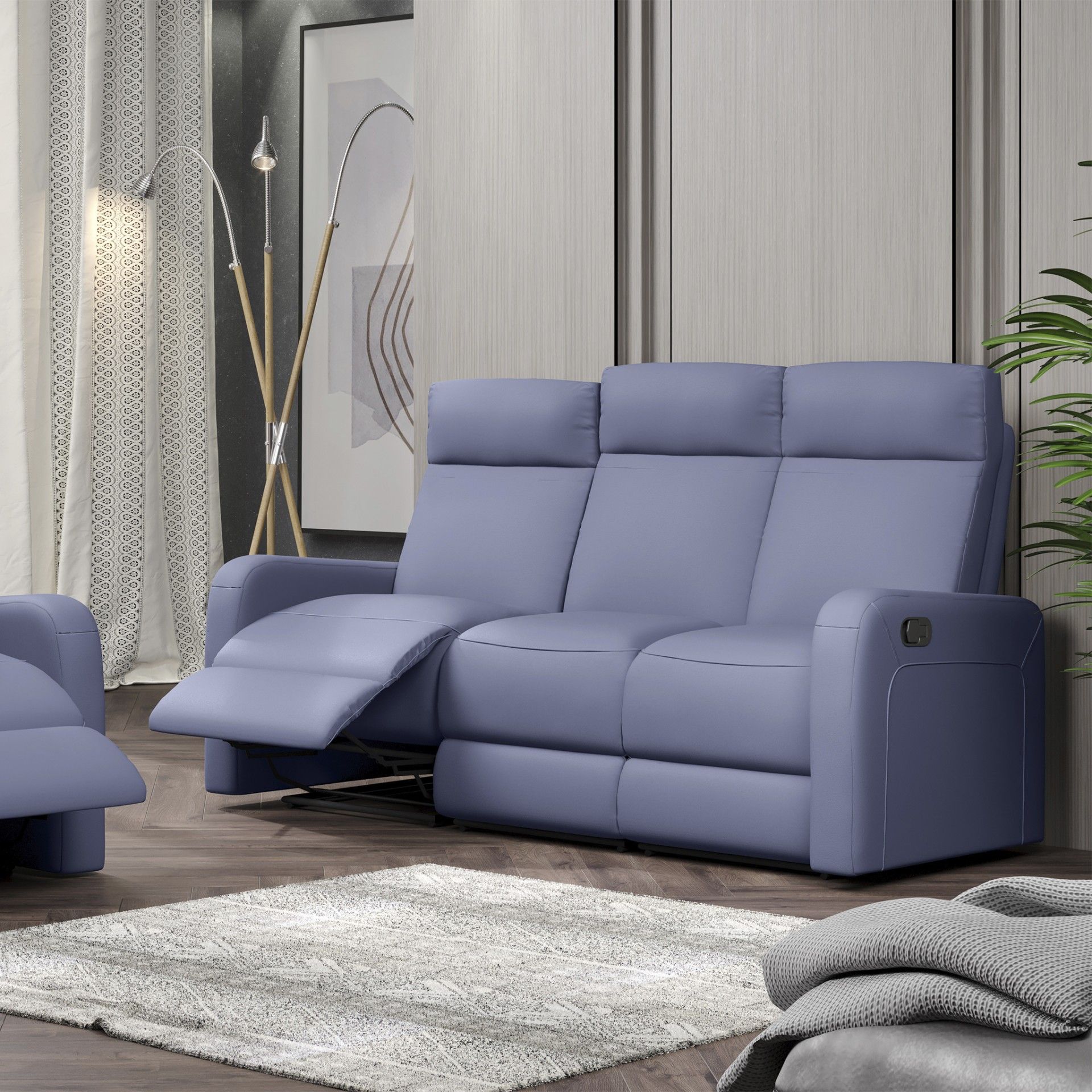 3 Seater Memphis Microfiber Sofa