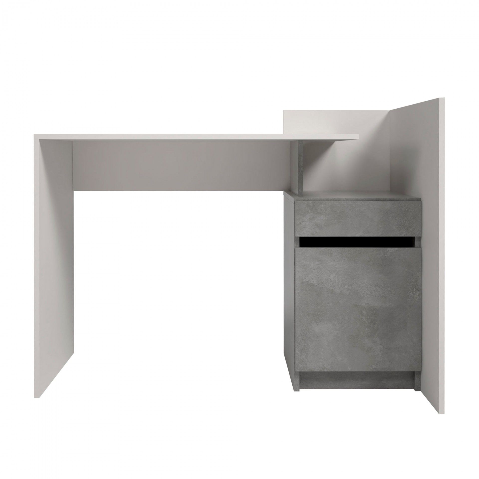 Pure Desk with Drawer Block