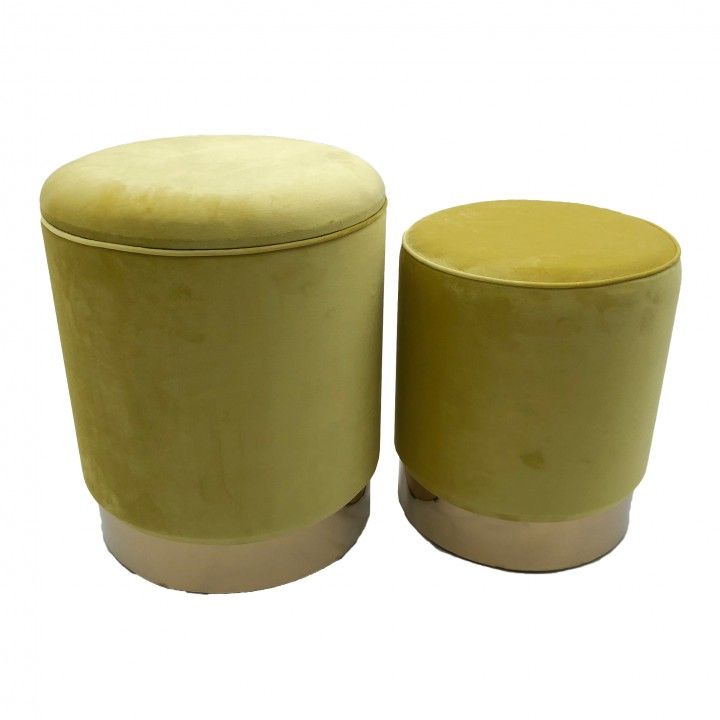 Set 2 Burnett Poufs Set 2 Burnett Poufs