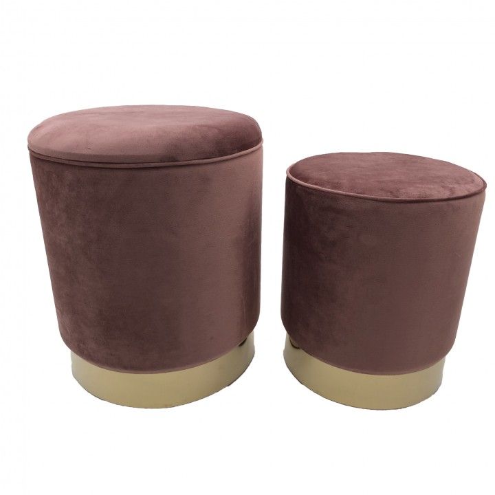 Set 2 Burnett Poufs Set 2 Burnett Poufs