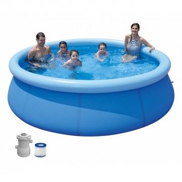 Piscina Hinchable Trend Redonda con Depuradora 300x76 cm Piscina Hinchable Trend Redonda con Depuradora 300x76 cm