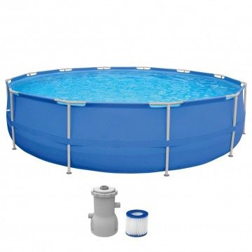 Piscina Trend Tubular Redonda con Depuradora 450x122 cm Piscina Trend Tubular Redonda con Depuradora 450x122 cm