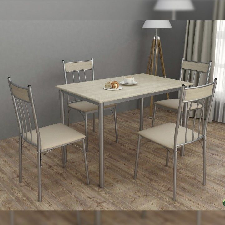 Mesa Cádiz con 4 sillas Mesa Cádiz con 4 sillas