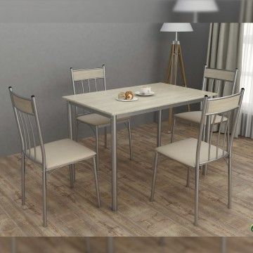 Mesa Cádiz con 4 sillas Mesa Cádiz con 4 sillas