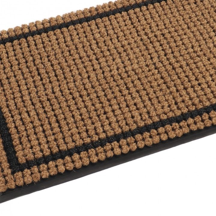 Alfombra Cairo Borde Negro Base Goma