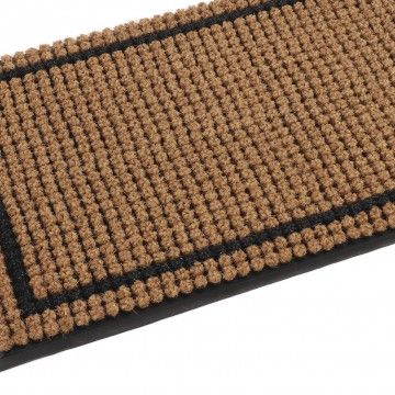 Alfombra Cairo Borde Negro Base Goma