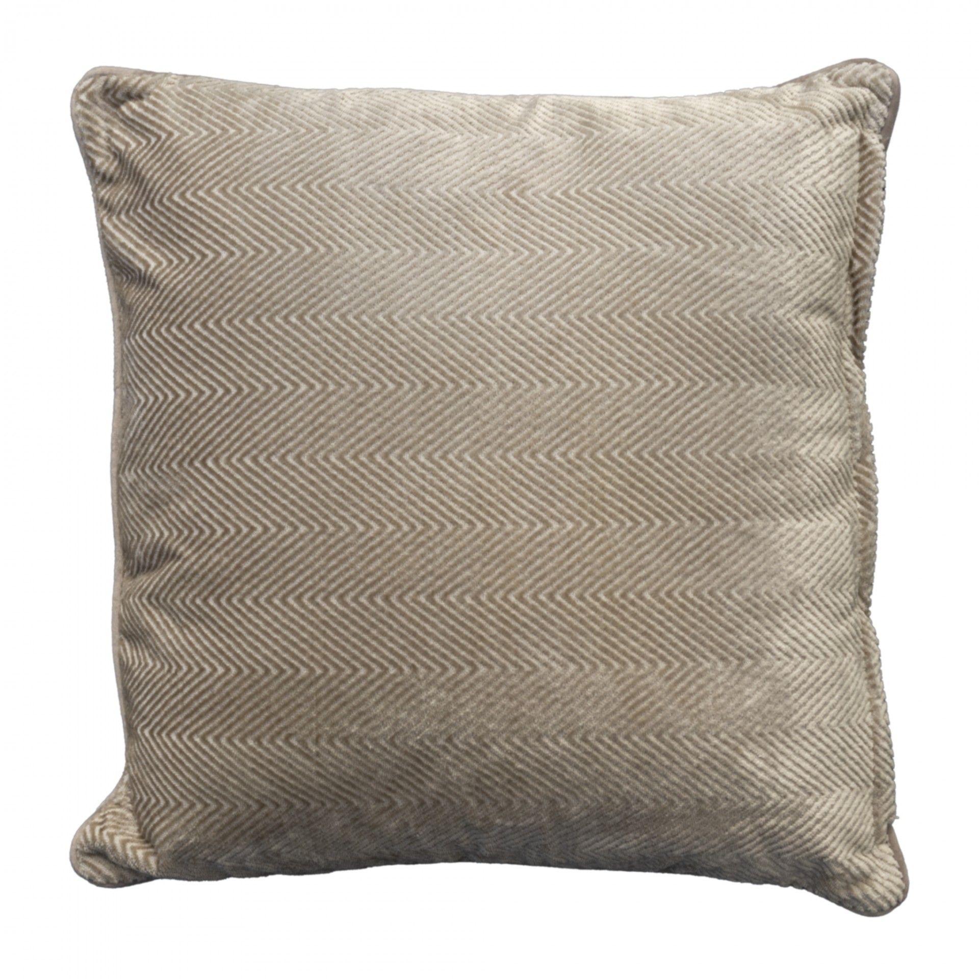 Velvet Herringbone Cushion