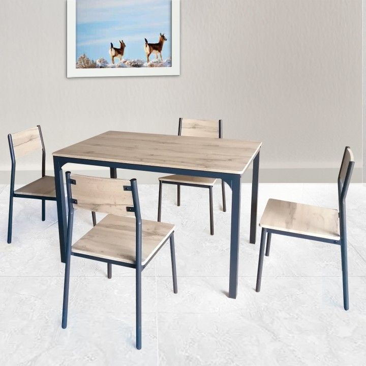 Mesa Valencia con 4 Sillas